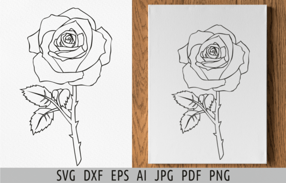 Download Rose Flower Drawing Easy Sip and Paint - Premium Resources